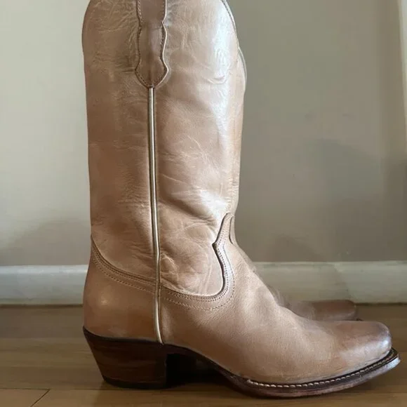 Cleo + Wolf “Ivy” Square-Toe Western Boots – Tan – Size 7 (Used Once) - Picture 9 of 10